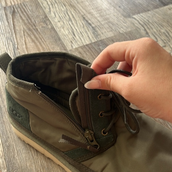 UGG Olive Green and Cream Men\'s Ankle Sneakers main image 6